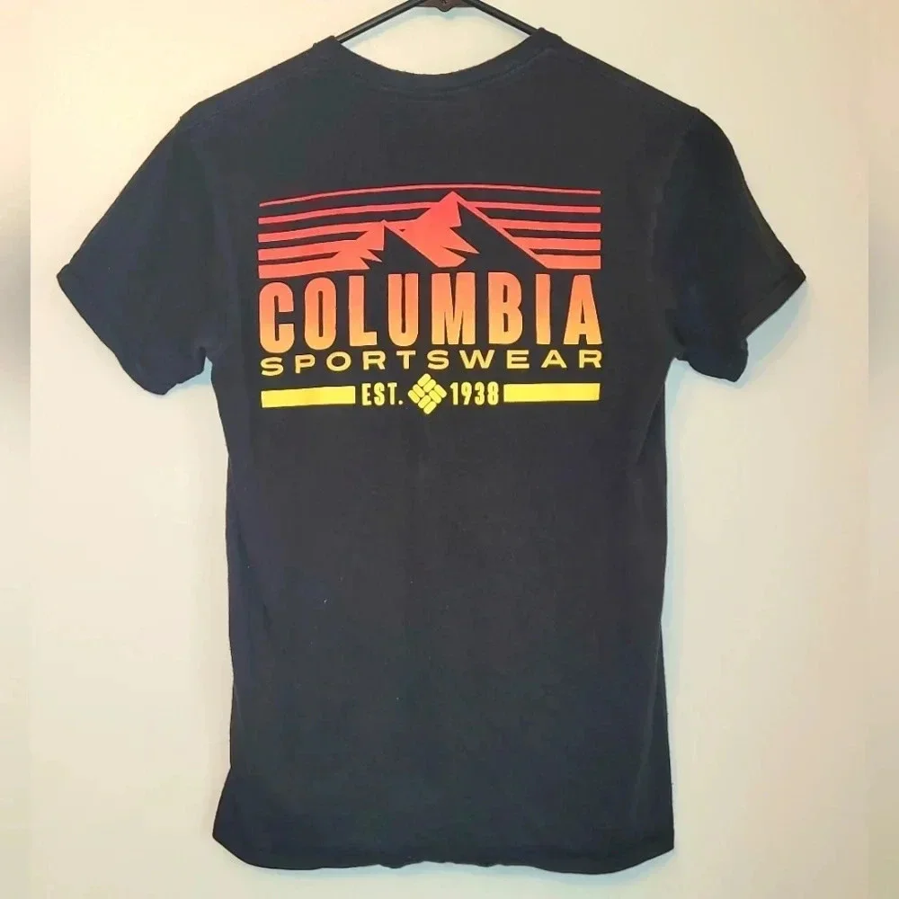 **4/$20 TEES**Columbia Sportswear Tee men's small hiking mountain view LOT F4